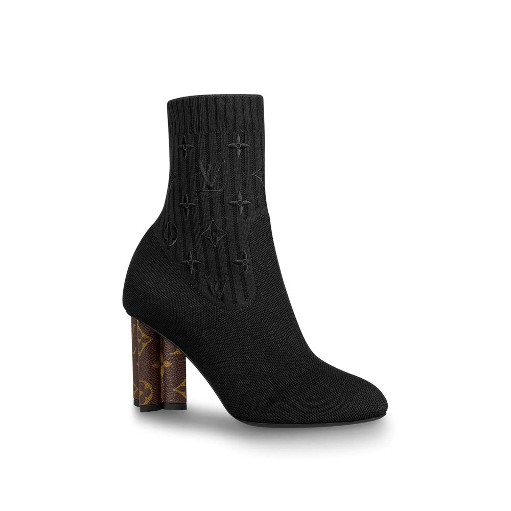 Louis Vuitton Silhouette Ankle Boot in Black 1A855A