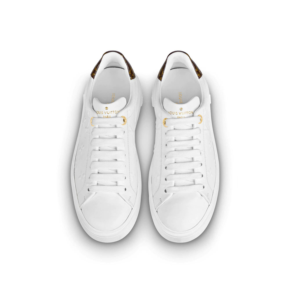 Louis Vuitton Time Out Sneaker in White 1A87OS - Photo-2