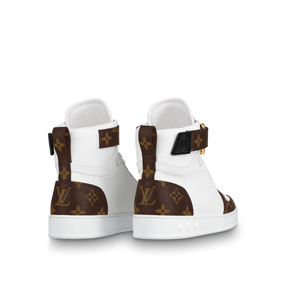 Louis Vuitton Boombox Sneaker Boot in White 1A87Q4 - Photo-3