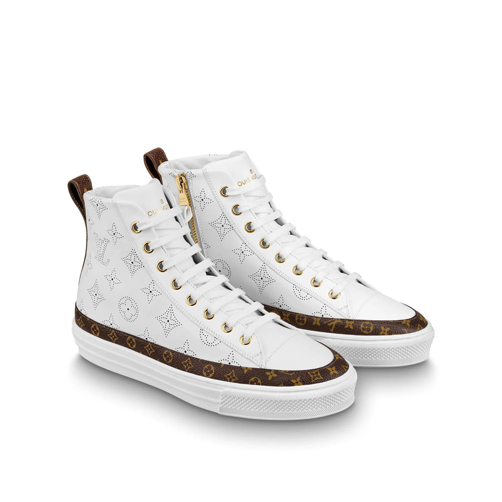 Louis Vuitton Stellar Sneaker Boot in White 1A87U2 - Photo-2