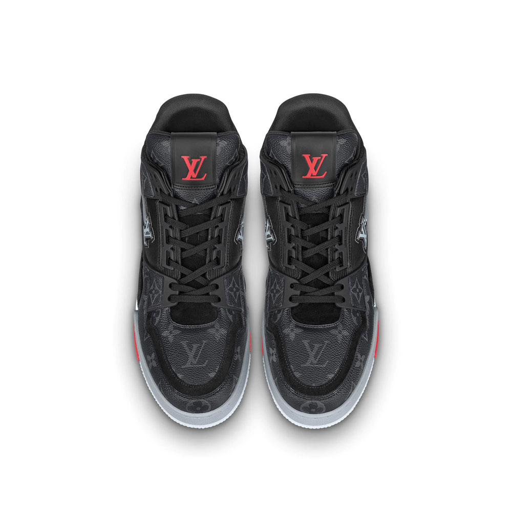 Louis Vuitton Trainer Sneaker in Grey 1A8AA7 - Photo-2