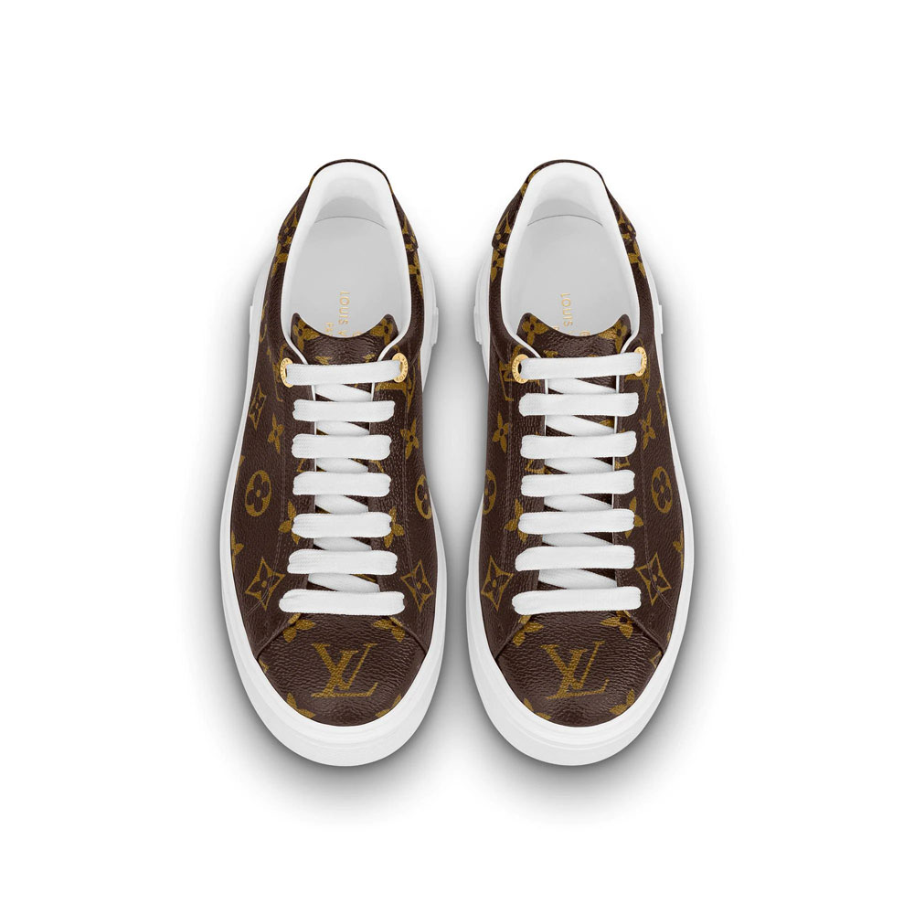 Louis Vuitton Time Out Sneaker in Brown 1A8FJM - Photo-2