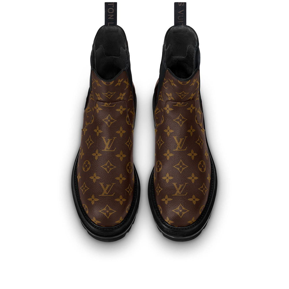 Louis Vuitton Black Ice Chelsea Boot in Brown 1A8JE4 - Photo-2