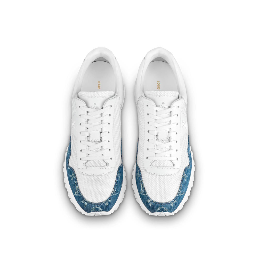 Louis Vuitton Run Away Sneaker in Blue 1A8JJ2 - Photo-2