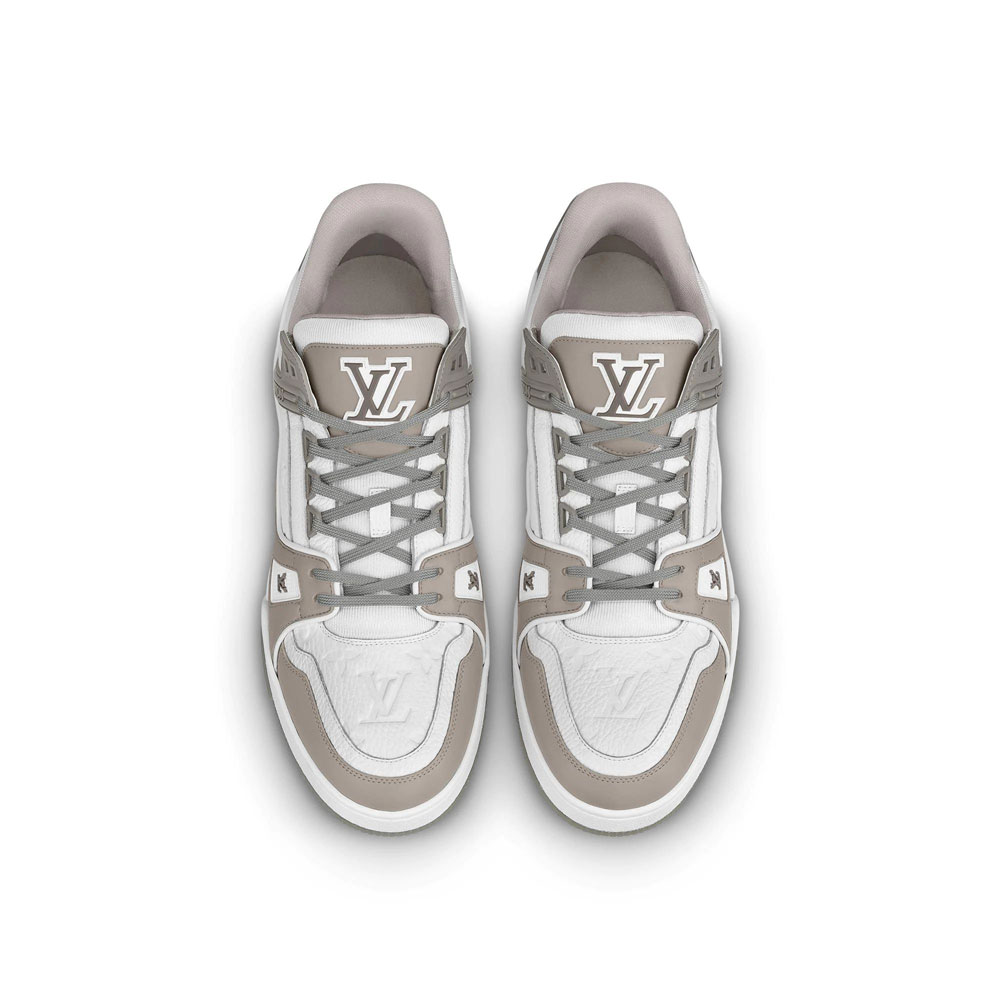 Louis Vuitton Trainer Sneaker in Grey 1A8KBA - Photo-2