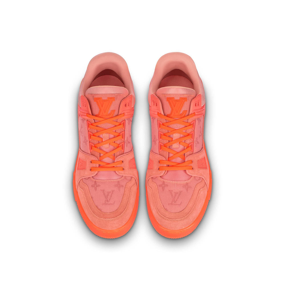 Louis Vuitton Trainer Sneaker in Orange 1A8KCS - Photo-2