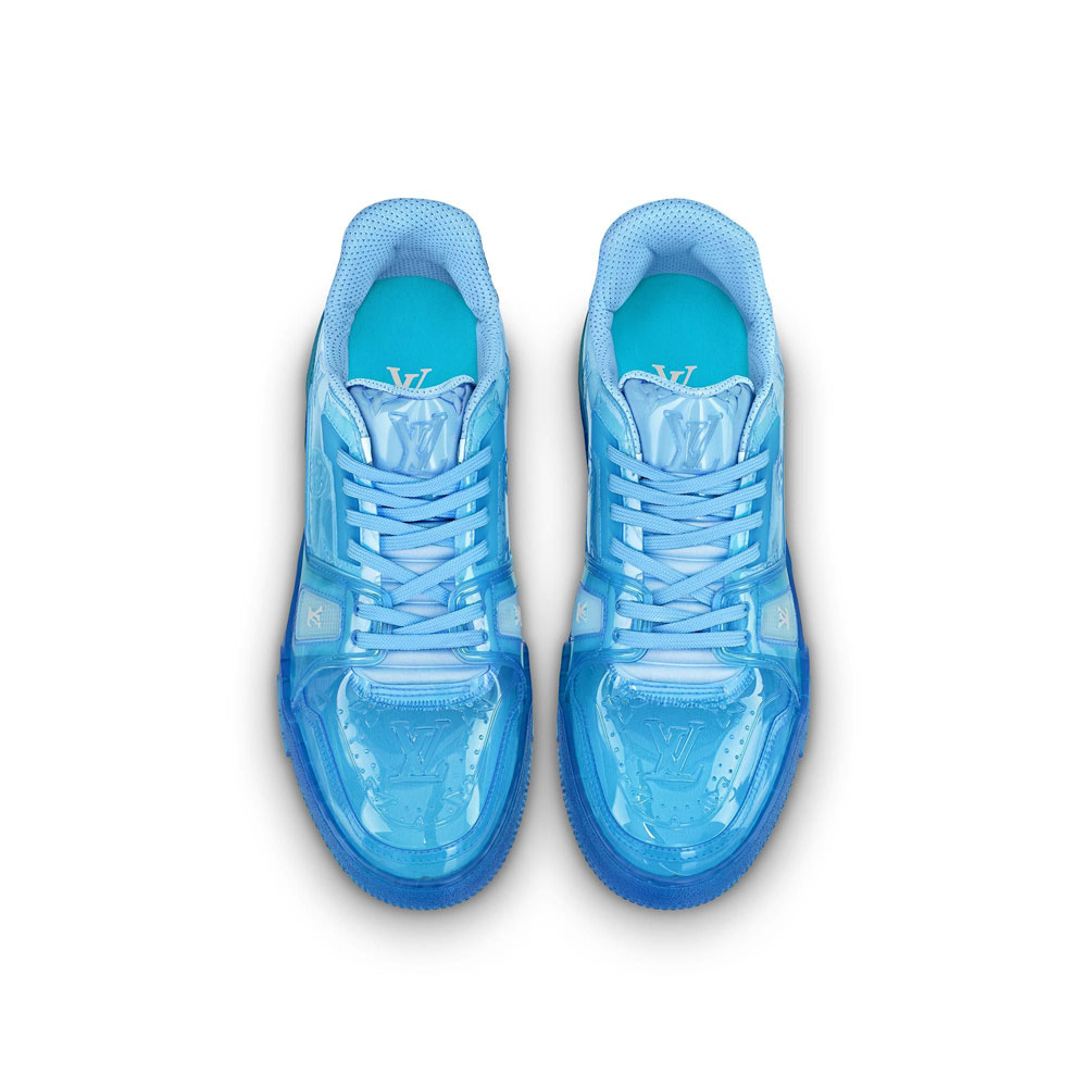 LV Trainer Sneaker in Blue 1A8KK8 - Photo-2