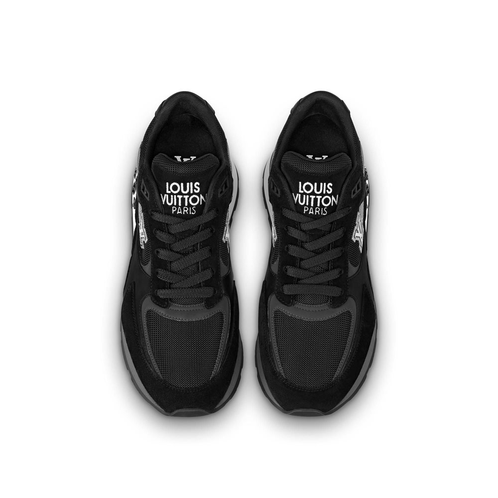 Louis Vuitton Run Away Sneaker in Black 1A8MCI - Photo-2