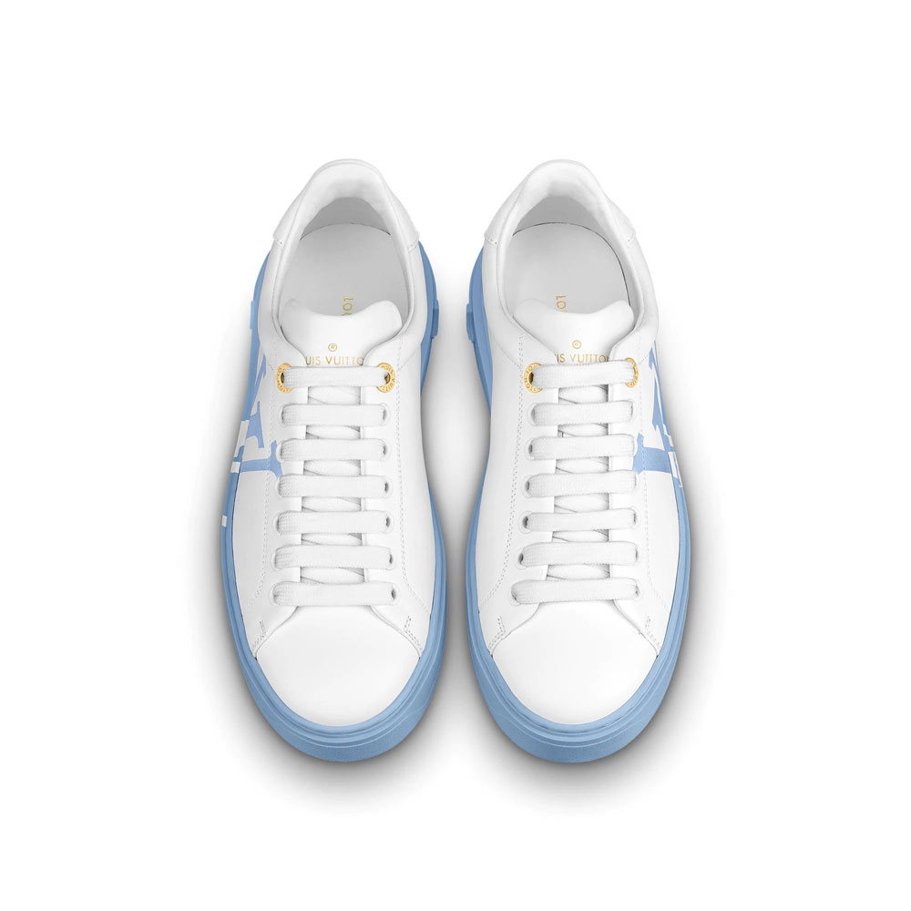 Louis Vuitton Time Out Sneaker in Blue 1A8MZB - Photo-2