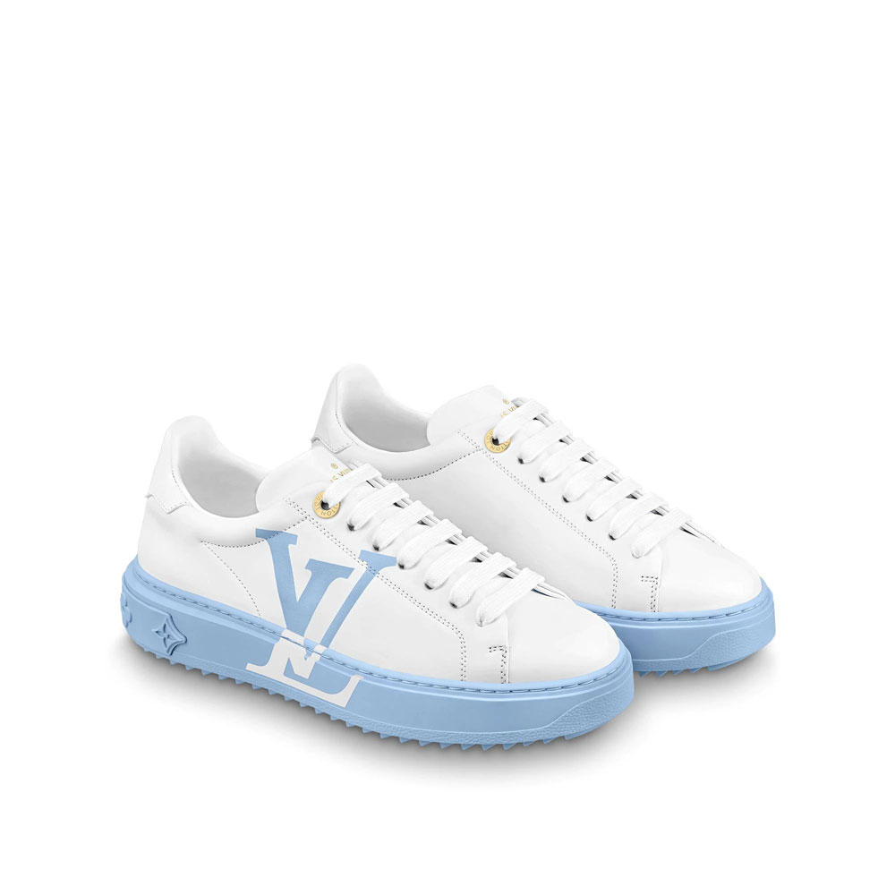 Louis Vuitton Time Out Sneaker in Blue 1A8MZB - Photo-3