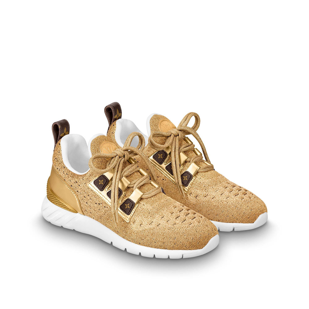 Louis Vuitton Aftergame Sneaker in Gold 1A8NDN - Photo-3
