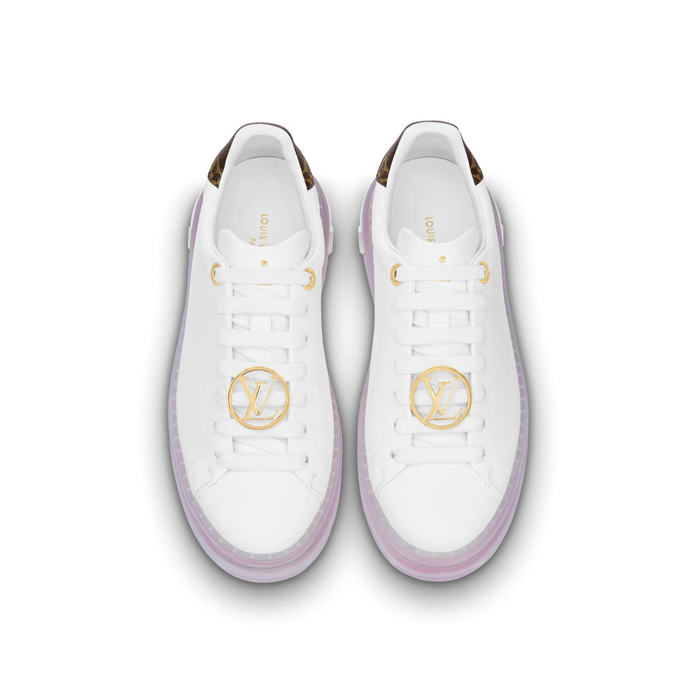 Louis Vuitton Time Out Sneaker in Rose 1A8NFV - Photo-2