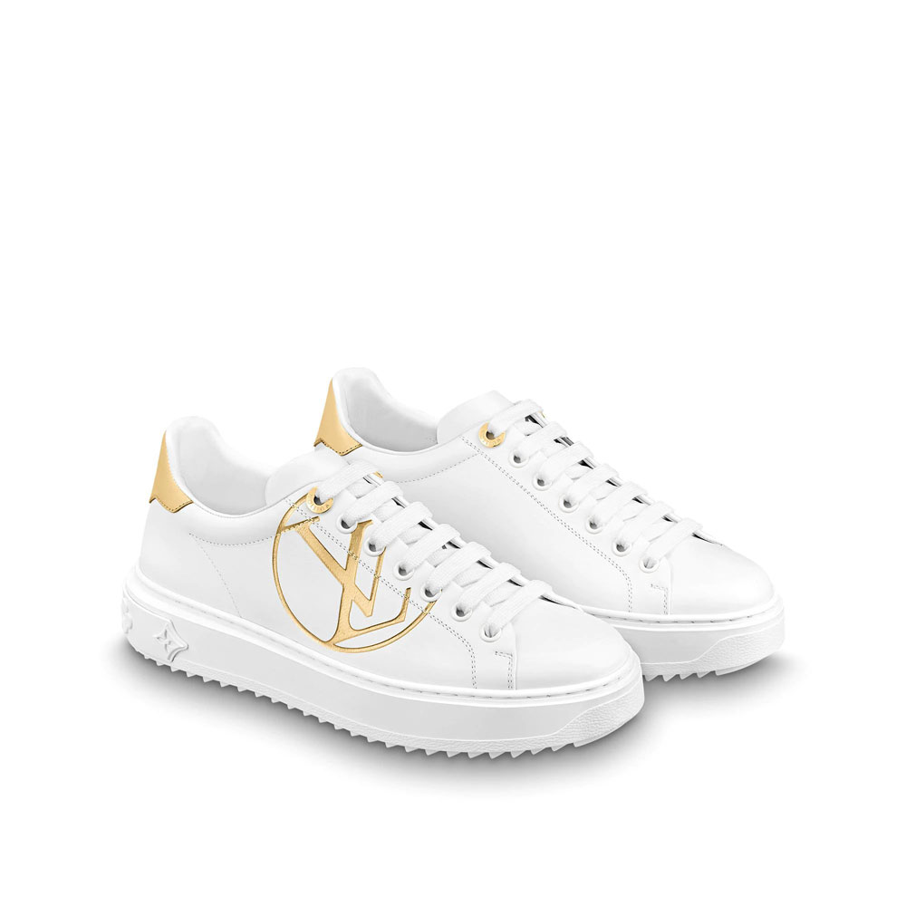 Louis Vuitton Time Out Sneaker in Gold 1A8NIH - Photo-3