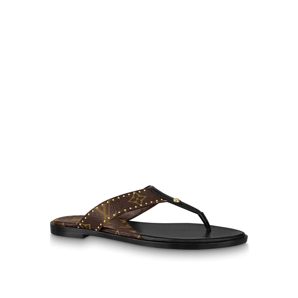 Louis Vuitton Sunny Flat Thong in Black 1A8NSP