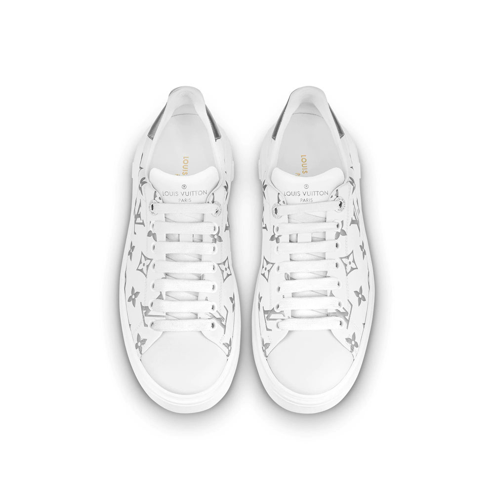 Louis Vuitton Time Out Sneaker in Silver 1A8TAQ - Photo-2