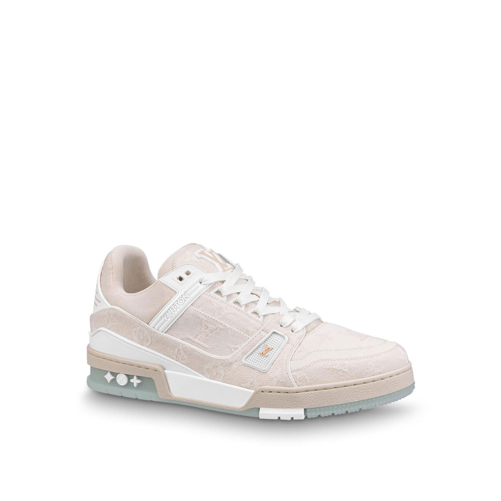 Louis Vuitton Trainer Sneaker in Beige 1A8Z4W