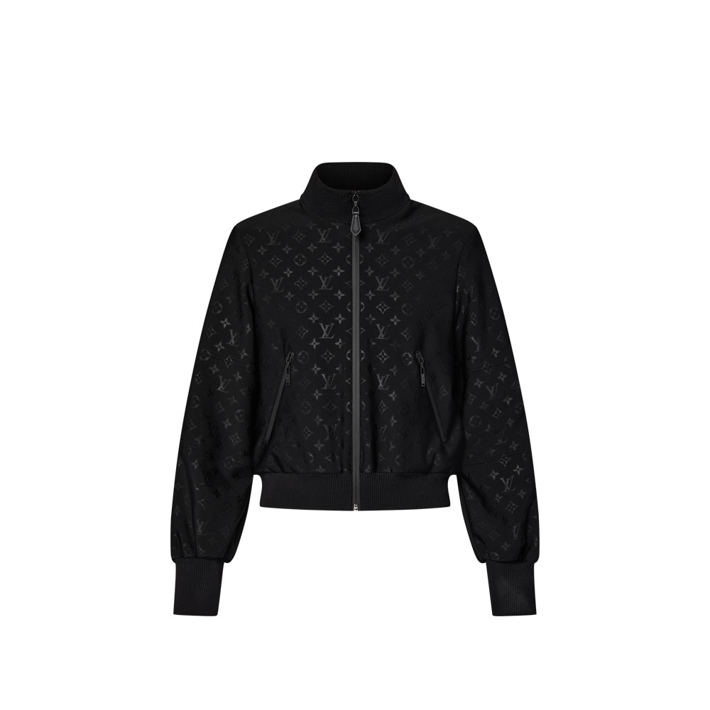 Louis Vuitton Embossed Monogram Zip-Up Jacket 1A9EQ0