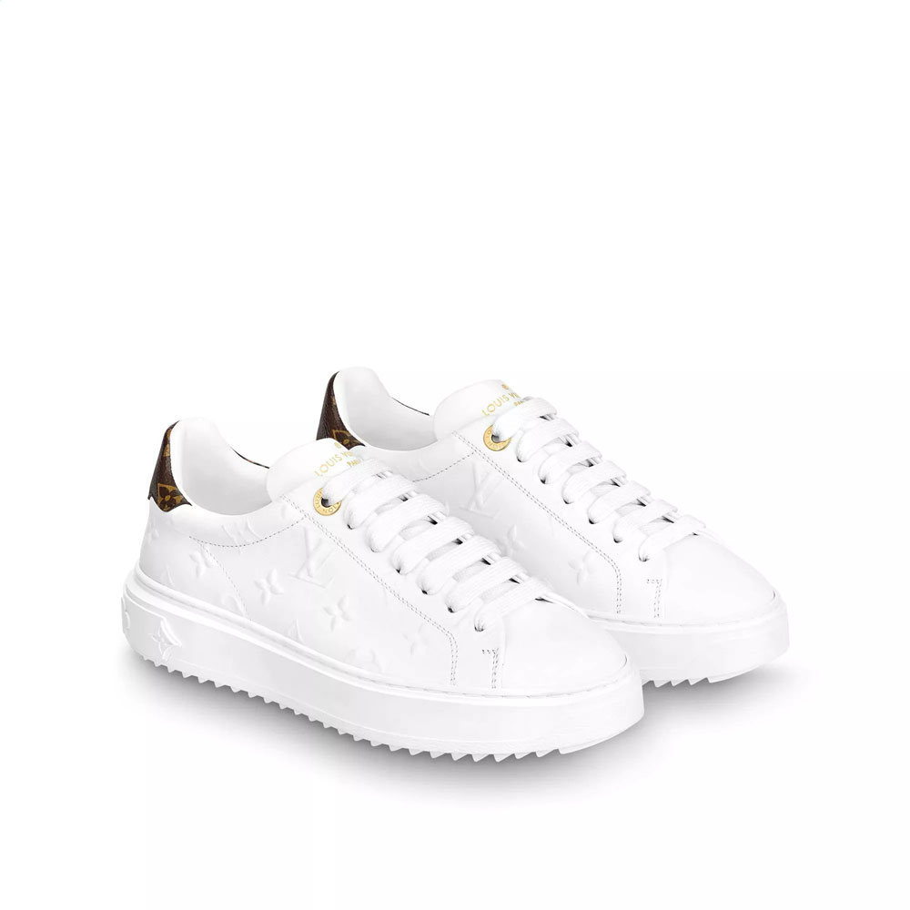 Louis Vuitton Time Out Sneaker in White 1A9HBV - Photo-2