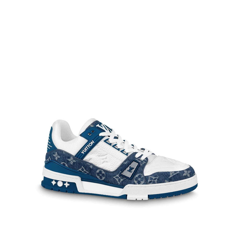 Louis Vuitton Trainer Sneaker in Blue 1A9JGV