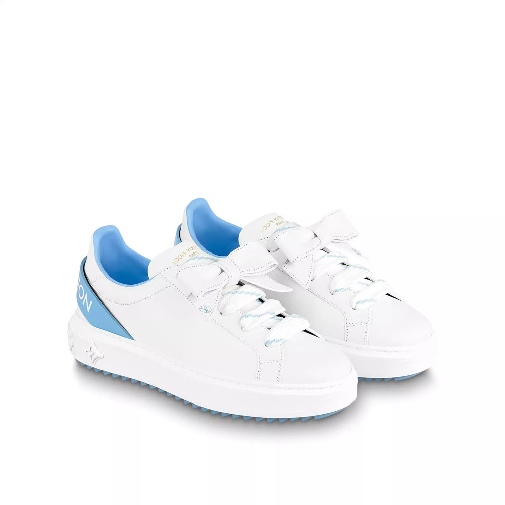 Louis Vuitton Time Out Sneaker in Blue 1A9Q0O - Photo-2