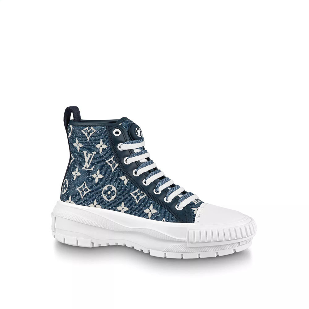 Louis Vuitton Squad Sneaker Boot in Blue 1A9S12