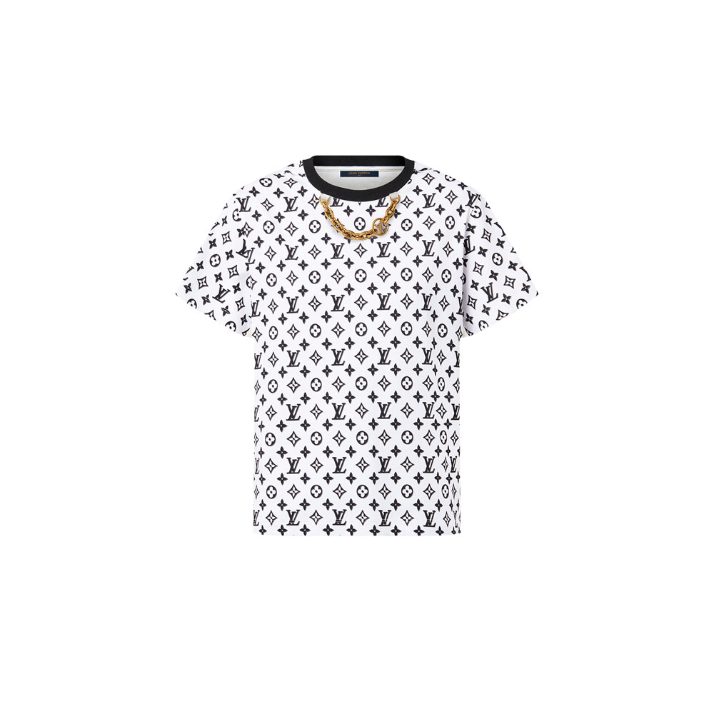 Louis Vuitton 3D Monogram T-Shirt White 1ABT5M
