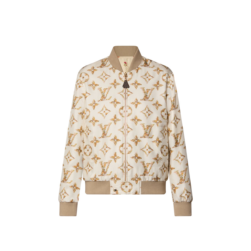 Louis Vuitton Reversible Floral Monogram Bomber Jacket 1AFGCT