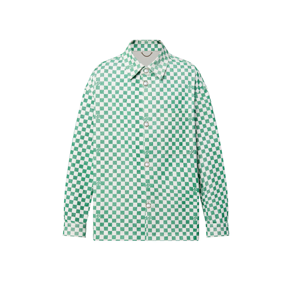 Louis Vuitton Light Damier Denim Overshirt 1AFHUN