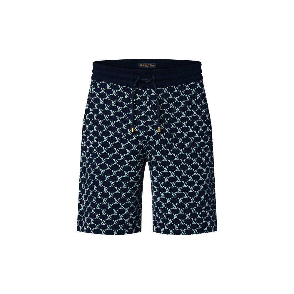 Louis Vuitton Double Face Cotton Jersey Shorts 1AFRA4