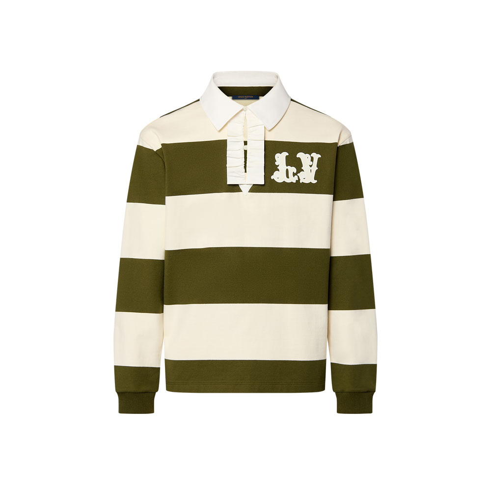 Louis Vuitton Long-Sleeved Cotton Rugby Polo 1AFWUB