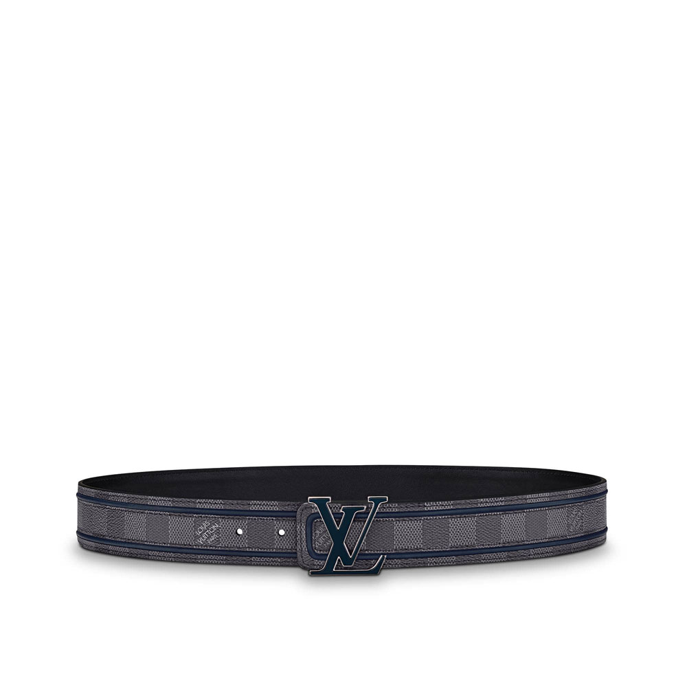 Louis Vuitton Initiales 40mm Belt Damier Graphite Canvas M0050S