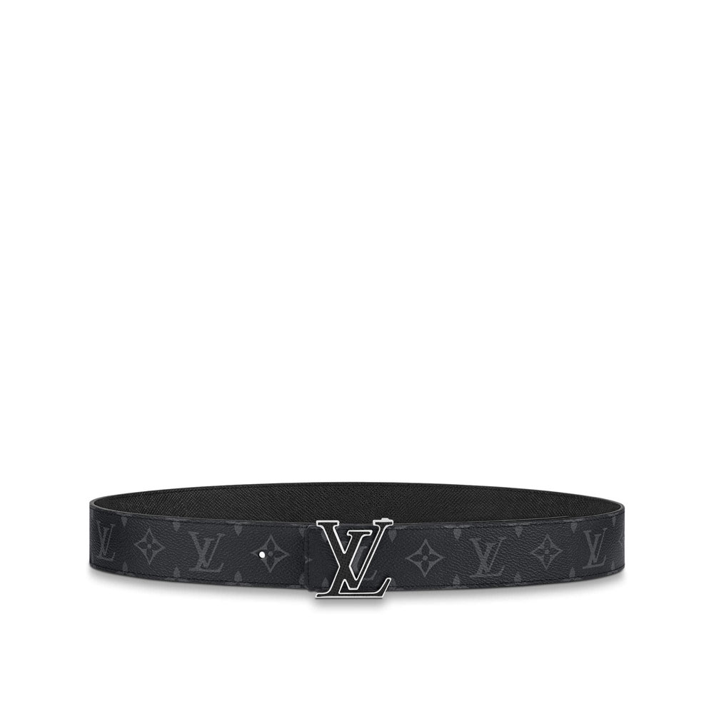 Louis Vuitton Initiales 40MM Reversible Belt Taiga Leather M0157S - Photo-2