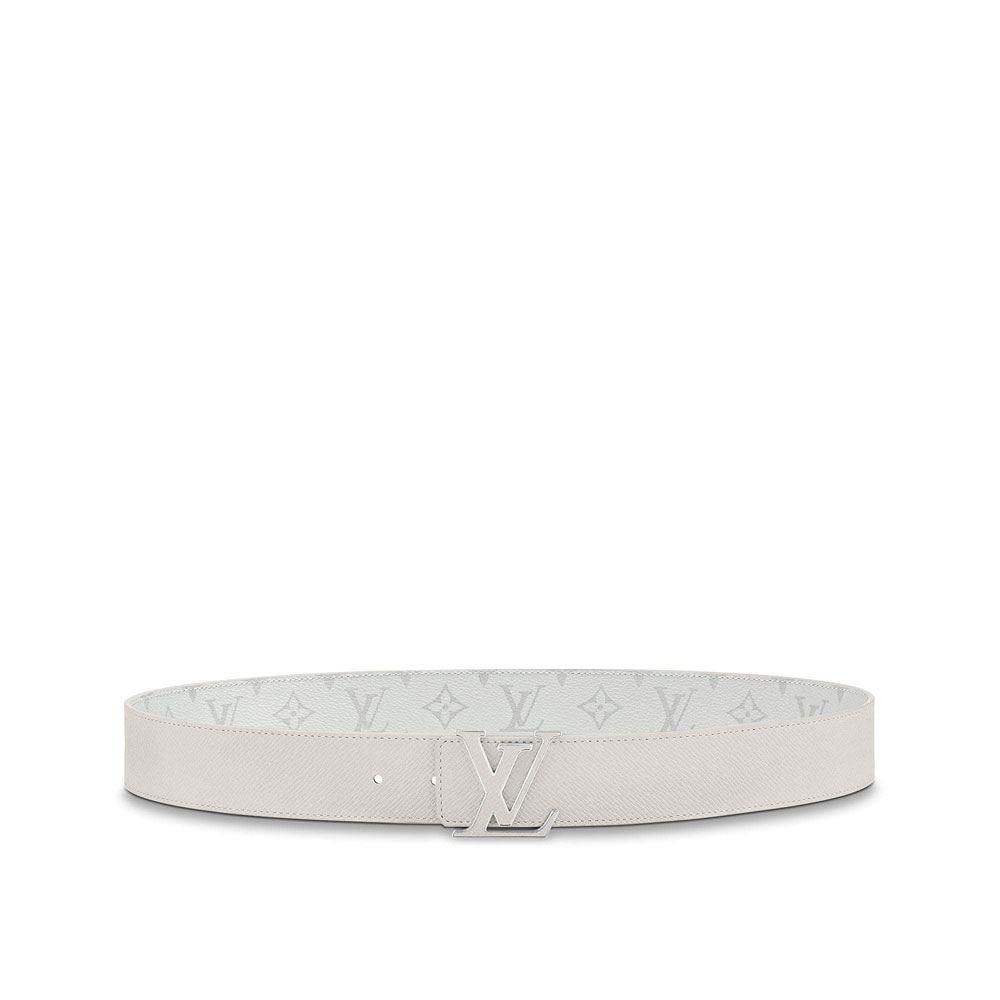 LV Initiales 40MM Reversible Belt Taiga Leather M0158S - Photo-2