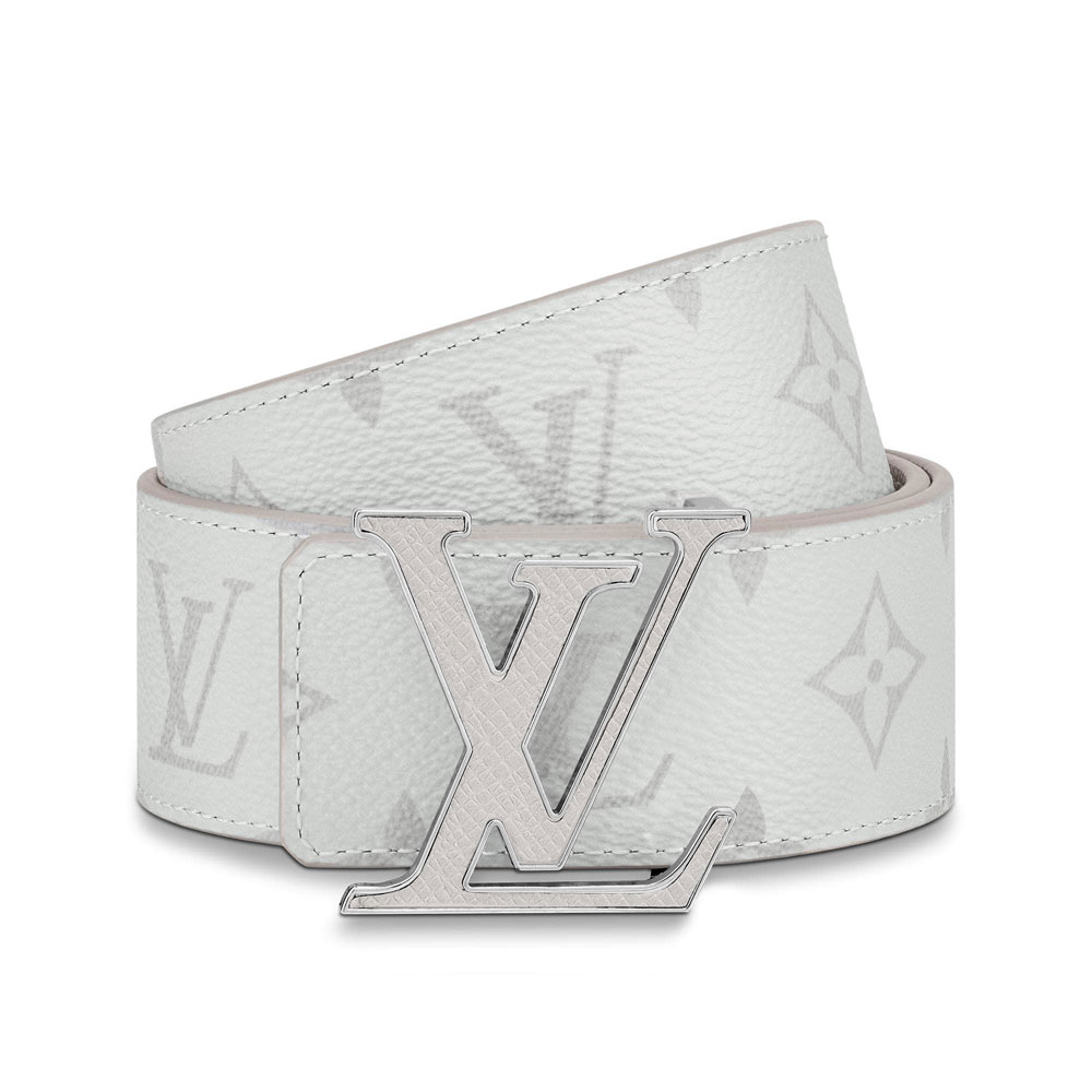 LV Initiales 40MM Reversible Belt Taiga Leather M0158S - Photo-3
