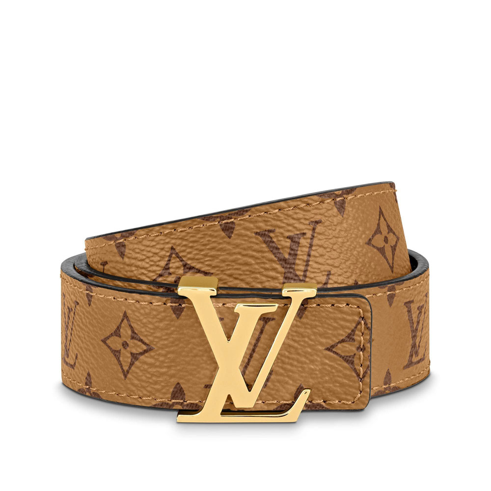 Louis Vuitton Initiales 25mm Belt Monogram in Brown M0296U - Photo-2
