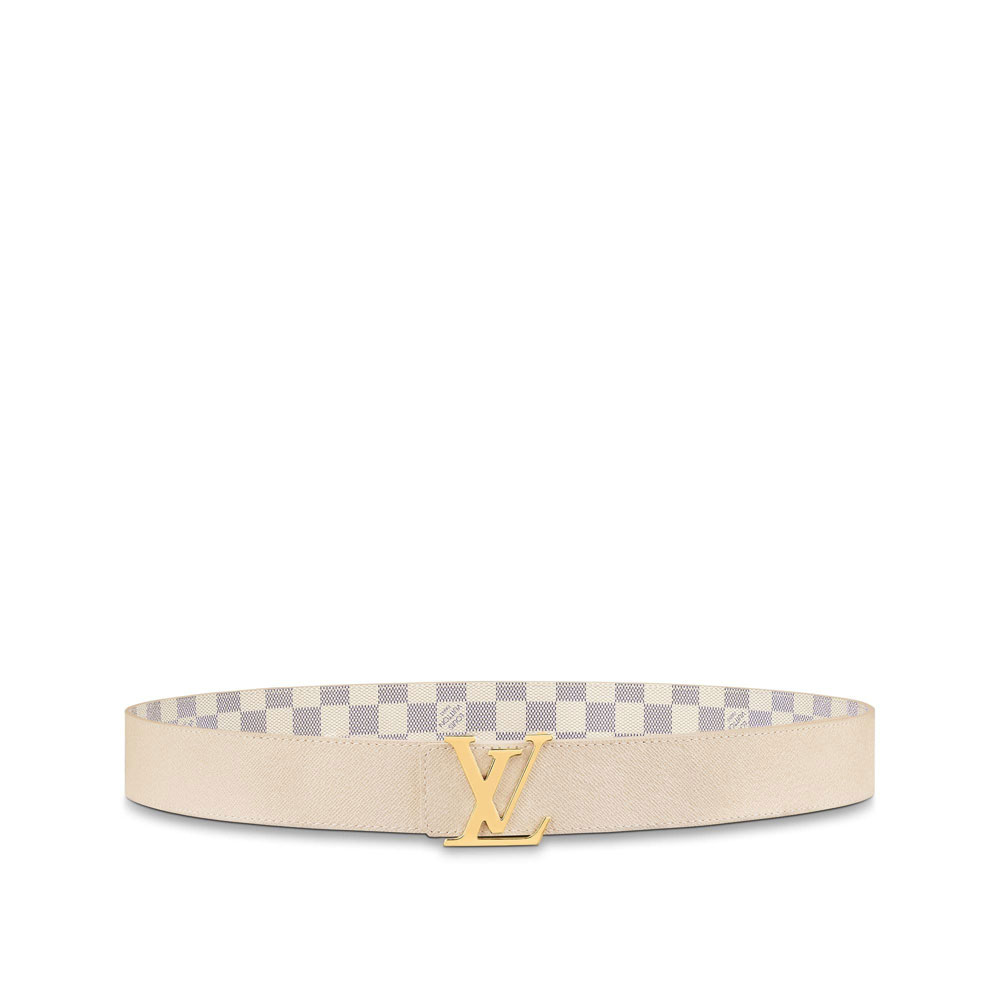 Louis Vuitton Initiales 40mm Reversible Belt Damier Azur M0325Q - Photo-2