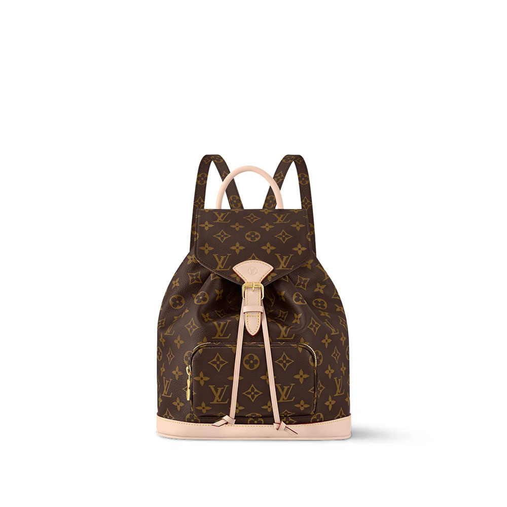 Louis Vuitton Montsouris PM Backpack Monogram Canvas Brown M11198