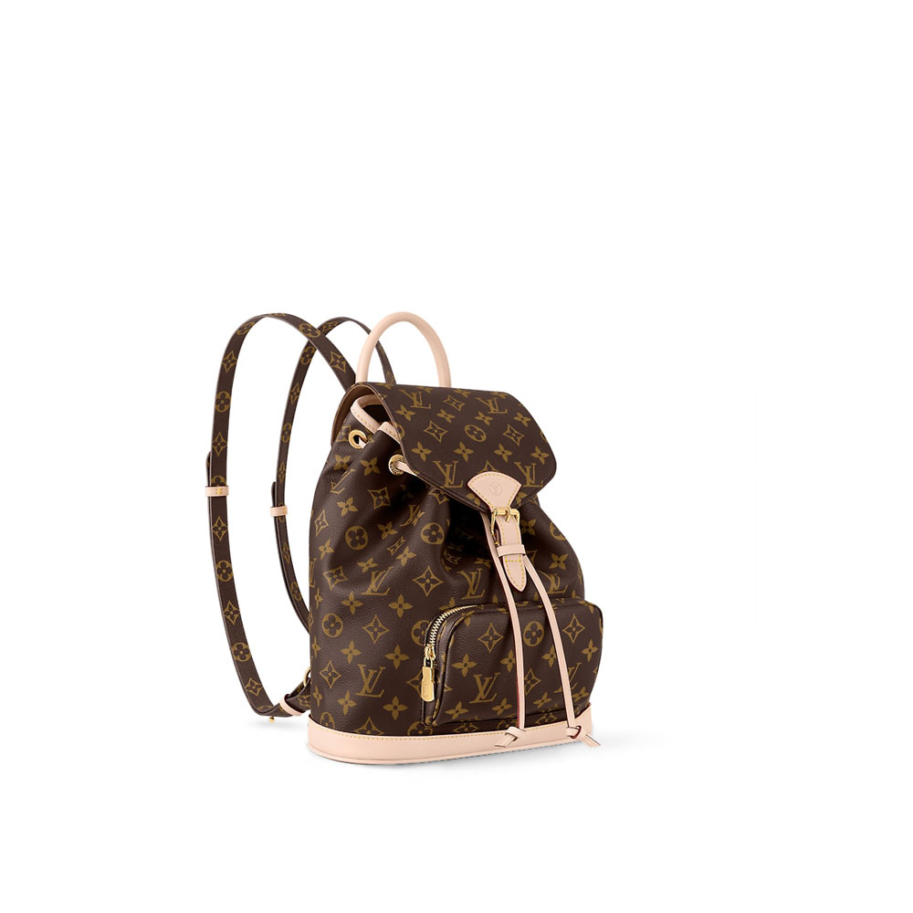 Louis Vuitton Montsouris PM Backpack Monogram Canvas Brown M11198 - Photo-2