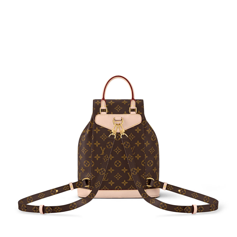 Louis Vuitton Montsouris PM Backpack Monogram Canvas Brown M11198 - Photo-3