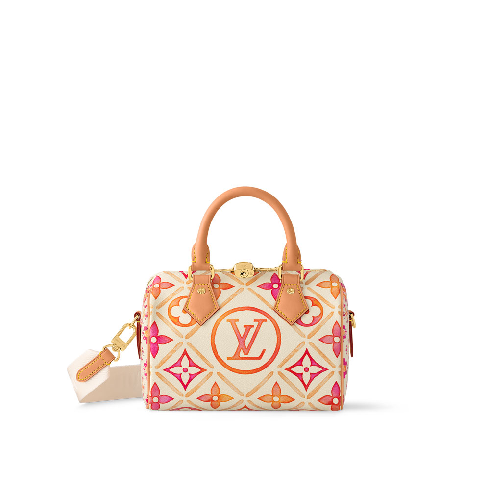 Louis Vuitton Speedy Bandouliere 20 Bag in Monogram Canvas Orange M11209