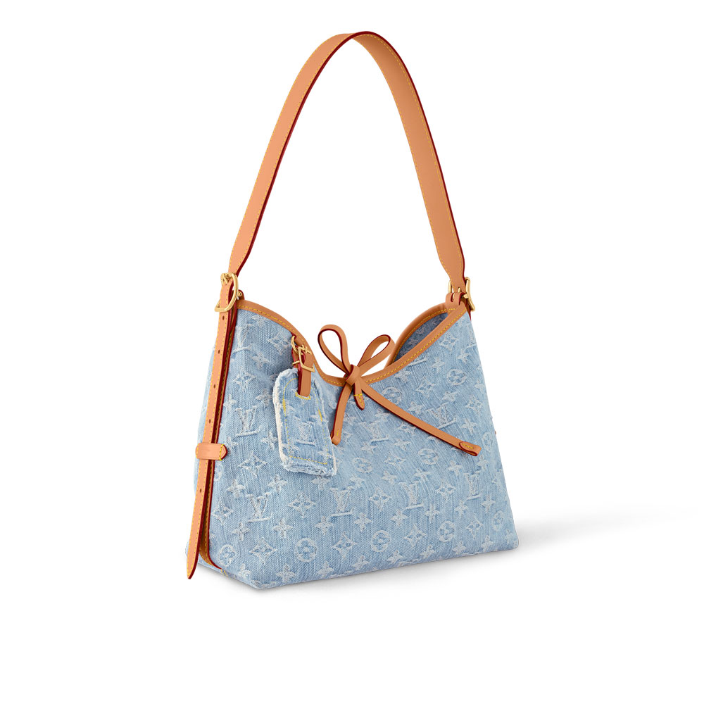 Louis Vuitton CarryAll PM Bag in Monogram Canvas Blue M11462 - Photo-2