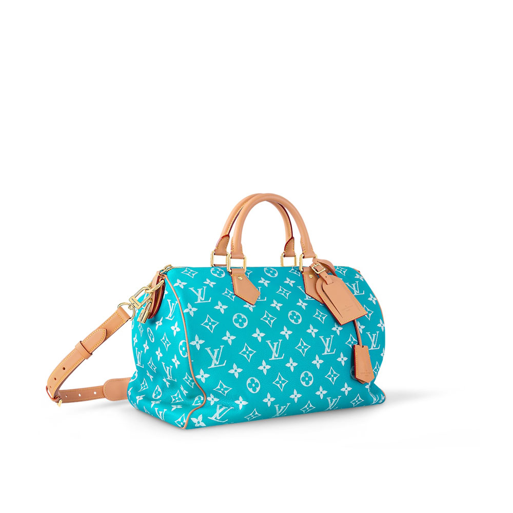 Louis Vuitton Speedy P9 Bandouliere 40 in Turquoise M11564 - Photo-2