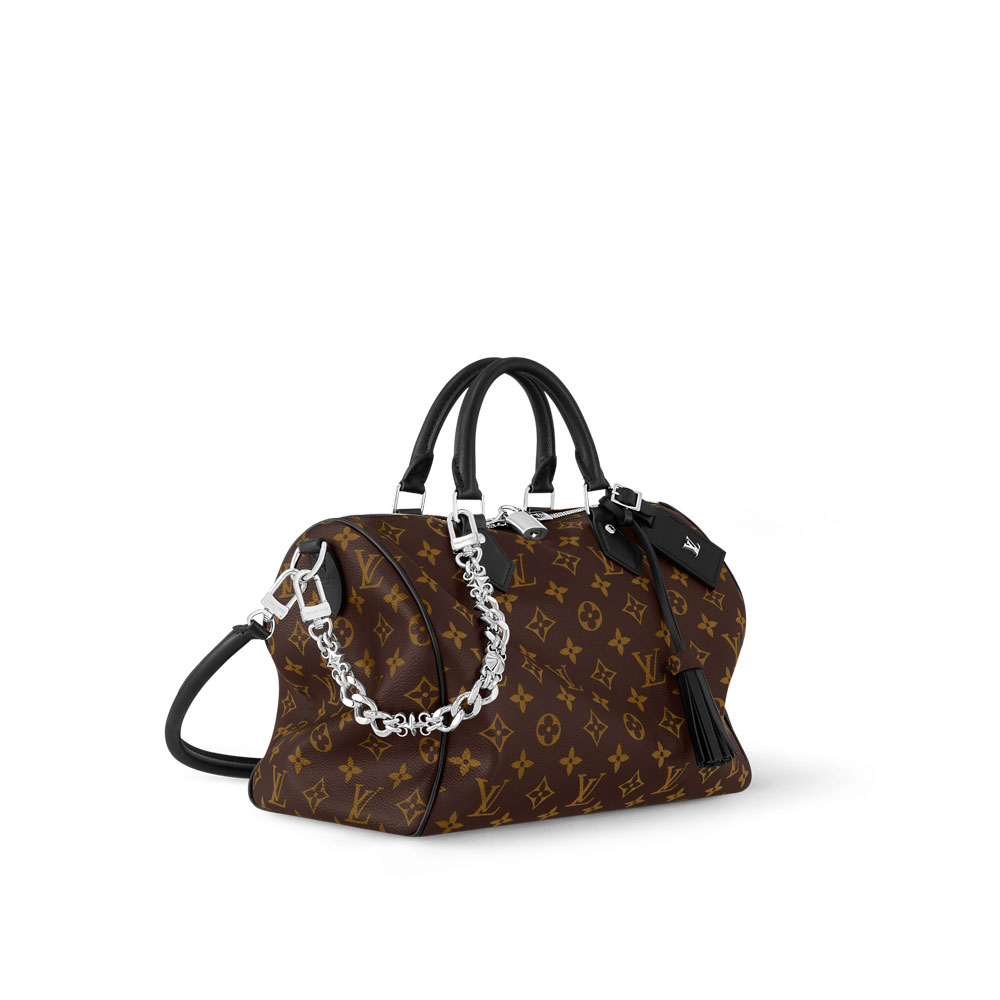 Louis Vuitton Speedy Soft 30 Dark Monogram Canvas M12243 - Photo-2