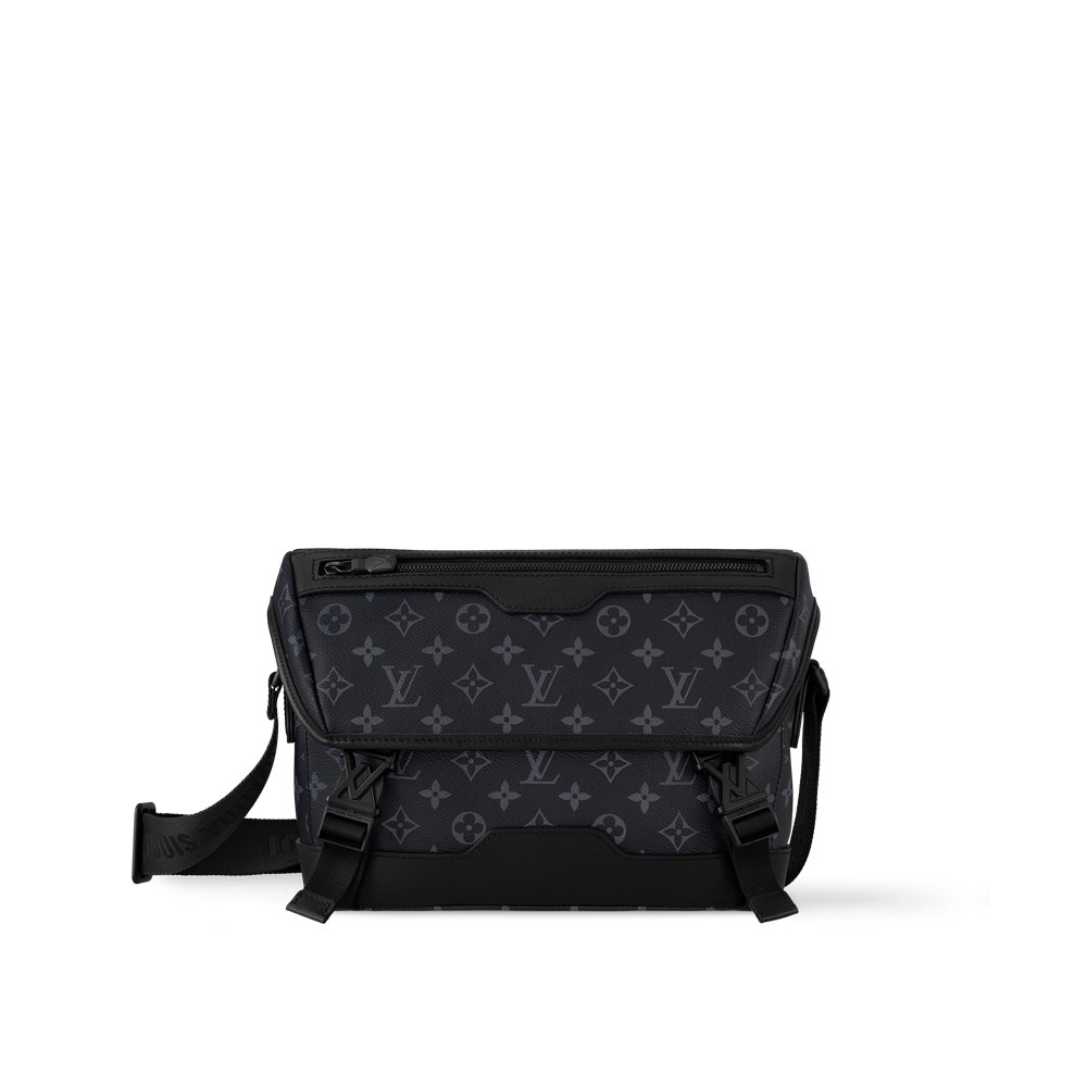 Louis Vuitton Messenger Voyager PM Monogram Eclipse Canvas M12517