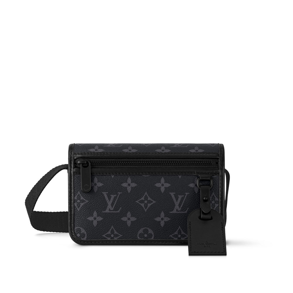 Louis Vuitton Bosphore Wearable Wallet Monogram Eclipse Canvas M12599