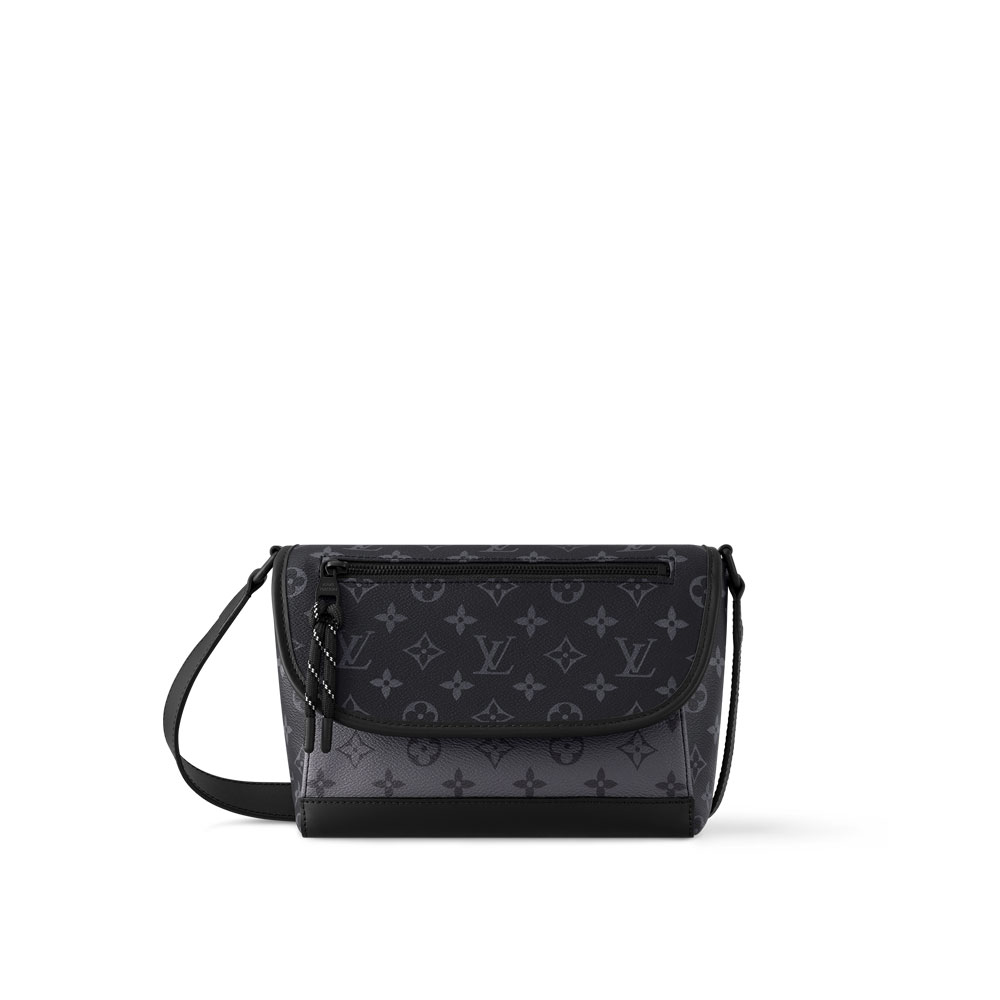 Louis Vuitton Pulse Messenger Monogram Eclipse Canvas M12681