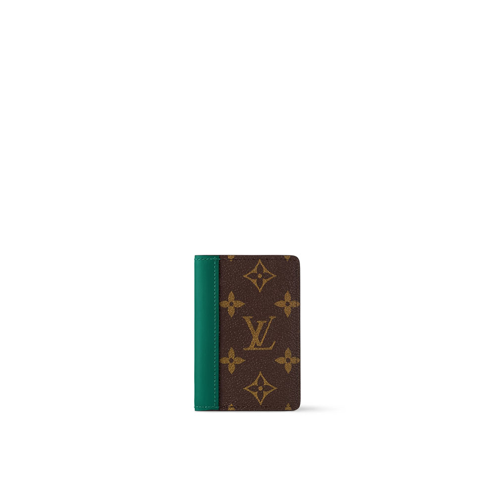 Louis Vuitton Pocket Organizer Monogram Macassar Canvas M12829