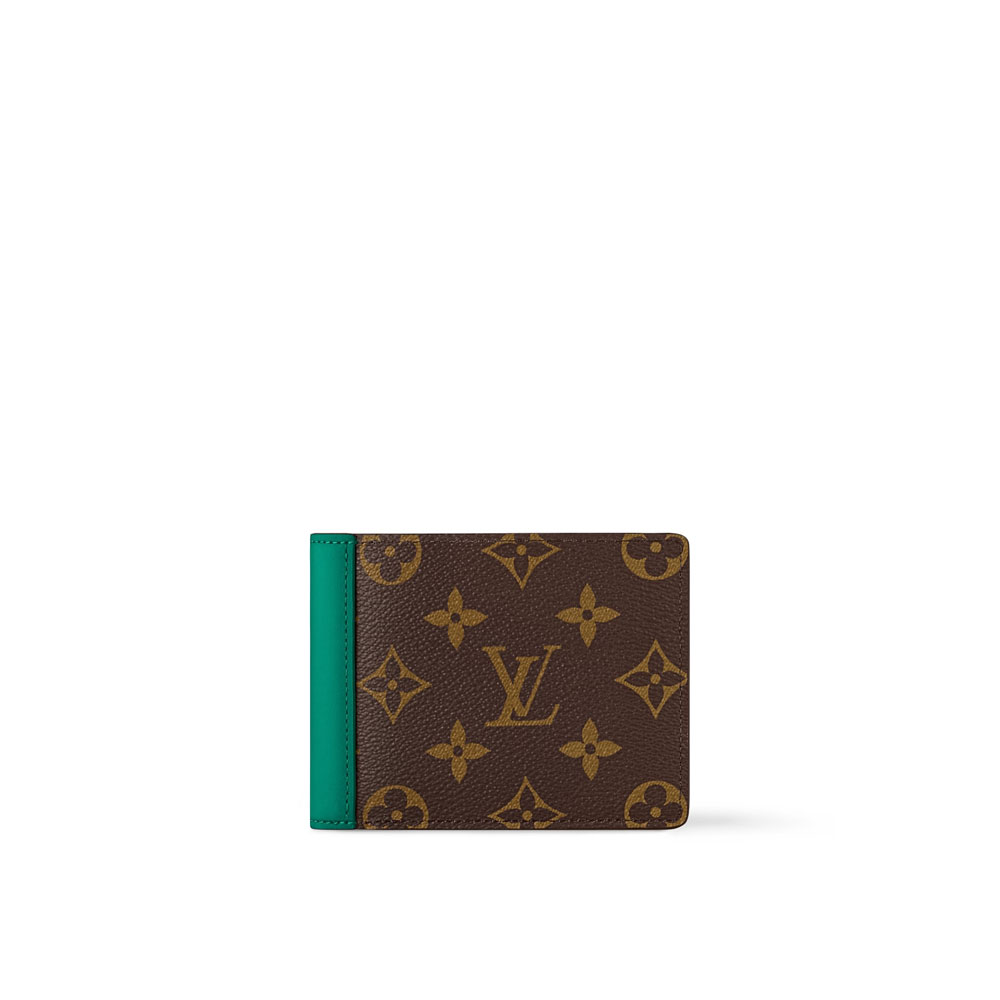 Louis Vuitton Multiple Wallet Monogram Macassar Canvas M12836