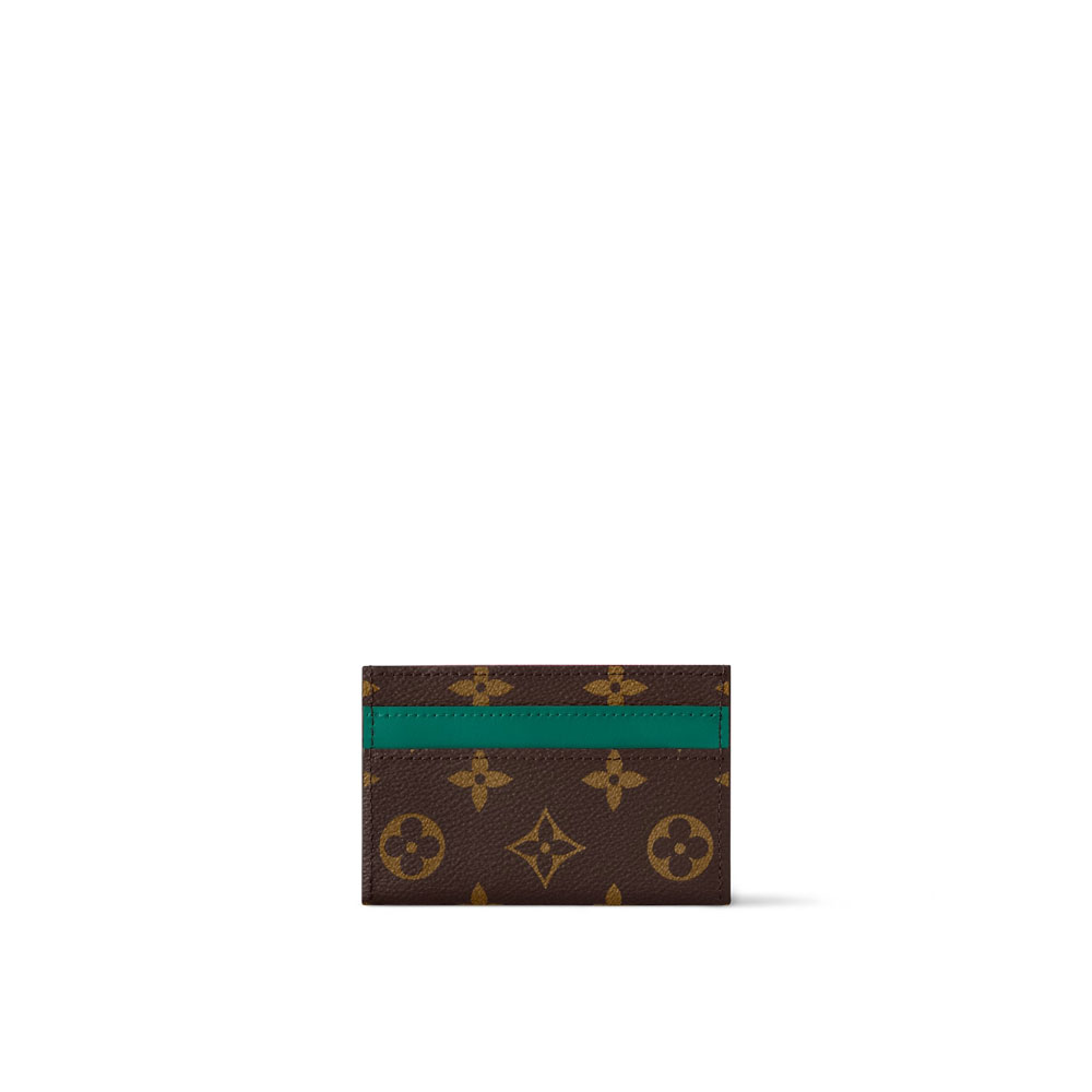 Louis Vuitton Double Card Holder Monogram Macassar Canvas M12839 - Photo-3