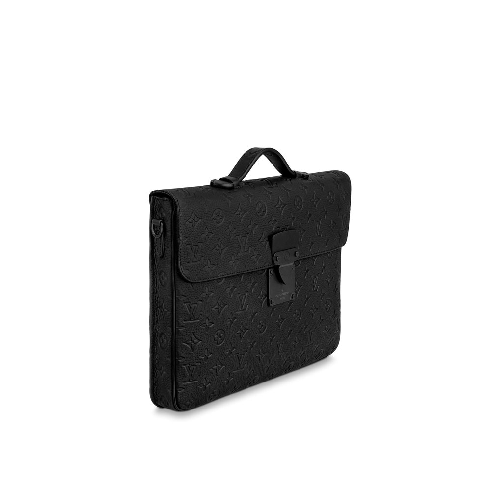 Louis Vuitton S Lock Briefcase Taurillon Monogram M20835 - Photo-2